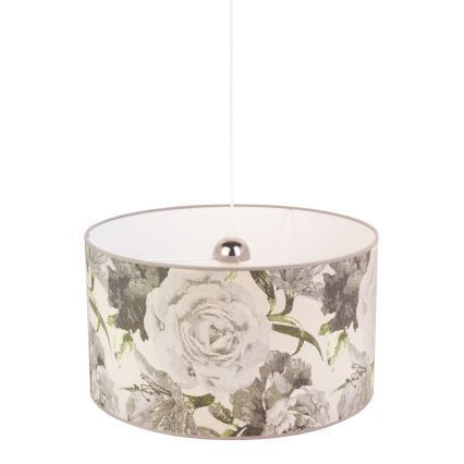 Duolla - Luster na sajli CONSTANCE 1xE27/40W/230V pr. 45 cm siva