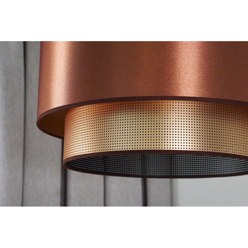 Duolla - Luster na sajli COPPER SHINY 1xE27/15W/230V pr. 45 cm bakrena