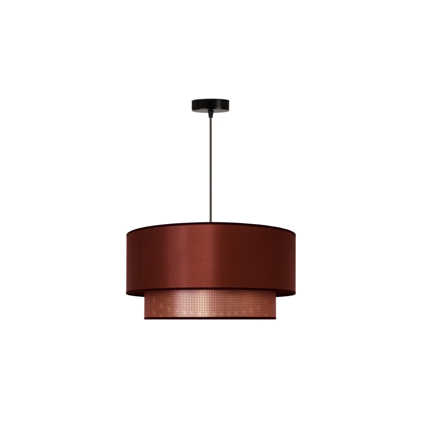 Duolla - Luster na sajli COPPER SHINY 1xE27/15W/230V pr. 45 cm bakrena