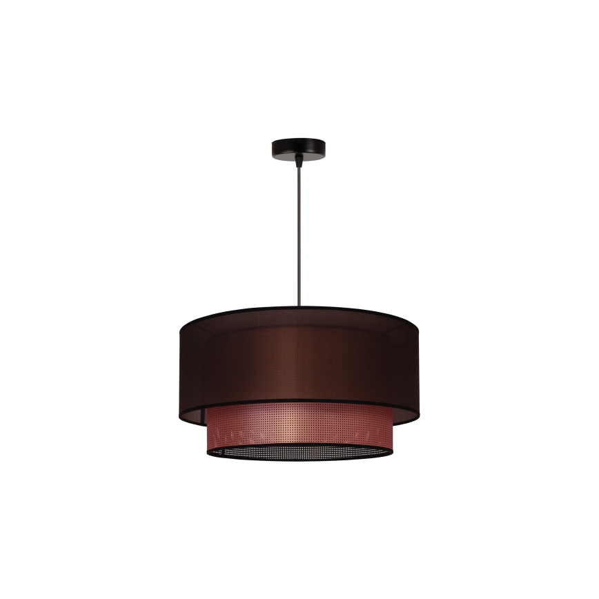 Duolla - Luster na sajli COPPER SHINY 1xE27/15W/230V pr. 45 cm smeđa/bakrena
