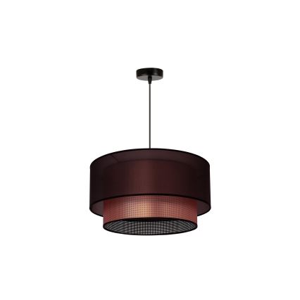 Duolla - Luster na sajli COPPER SHINY 1xE27/15W/230V pr. 45 cm smeđa/bakrena