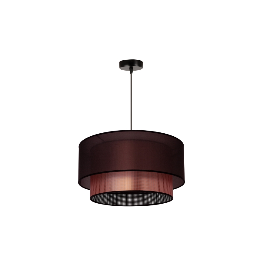 Duolla - Luster na sajli COPPER SHINY 1xE27/15W/230V pr. 45 cm smeđa/bakrena