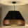Duolla - Luster na sajli COPPER SHINY 1xE27/15W/230V pr. 60 cm crna/bakrena