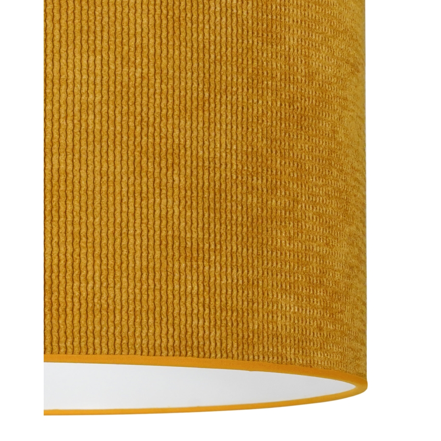 Duolla - Luster na sajli CORDUROY 1xE27/15W/230V pr. 40 cm žuta