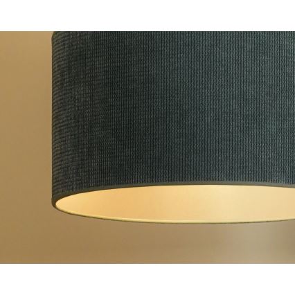Duolla - Luster na sajli CORDUROY 1xE27/15W/230V svijetla pr. 40 cm plava