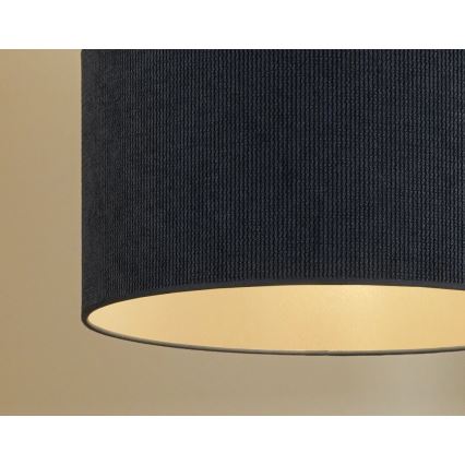 Duolla - Luster na sajli CORDUROY 1xE27/15W/230V tamna pr. 40 cm plava