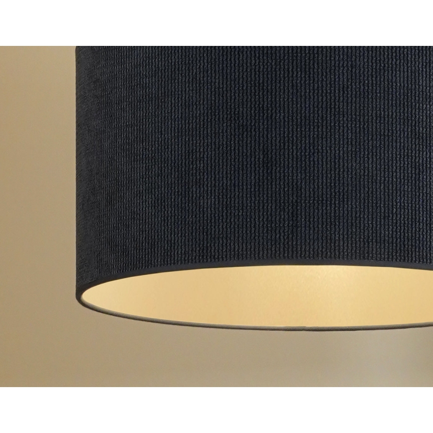 Duolla - Luster na sajli CORDUROY 1xE27/15W/230V tamna pr. 40 cm plava