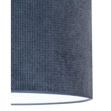 Duolla - Luster na sajli CORDUROY 1xE27/15W/230V tamna pr. 40 cm plava
