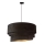Duolla - Luster na sajli DEVON 1xE27/40W/230V pr. 45 cm crna/zlatna