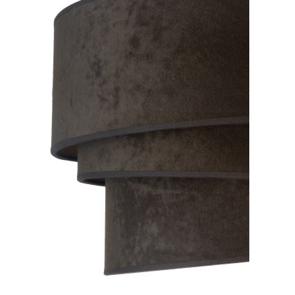 Duolla - Luster na sajli DEVON 1xE27/40W/230V pr. 45 cm crna/zlatna