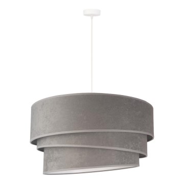 Duolla - Luster na sajli DEVON 1xE27/40W/230V pr. 45 cm siva