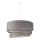 Duolla - Luster na sajli DEVON 1xE27/40W/230V pr. 45 cm siva