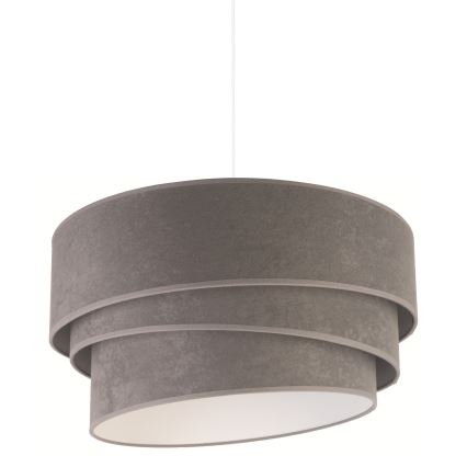 Duolla - Luster na sajli DEVON 1xE27/40W/230V pr. 45 cm siva
