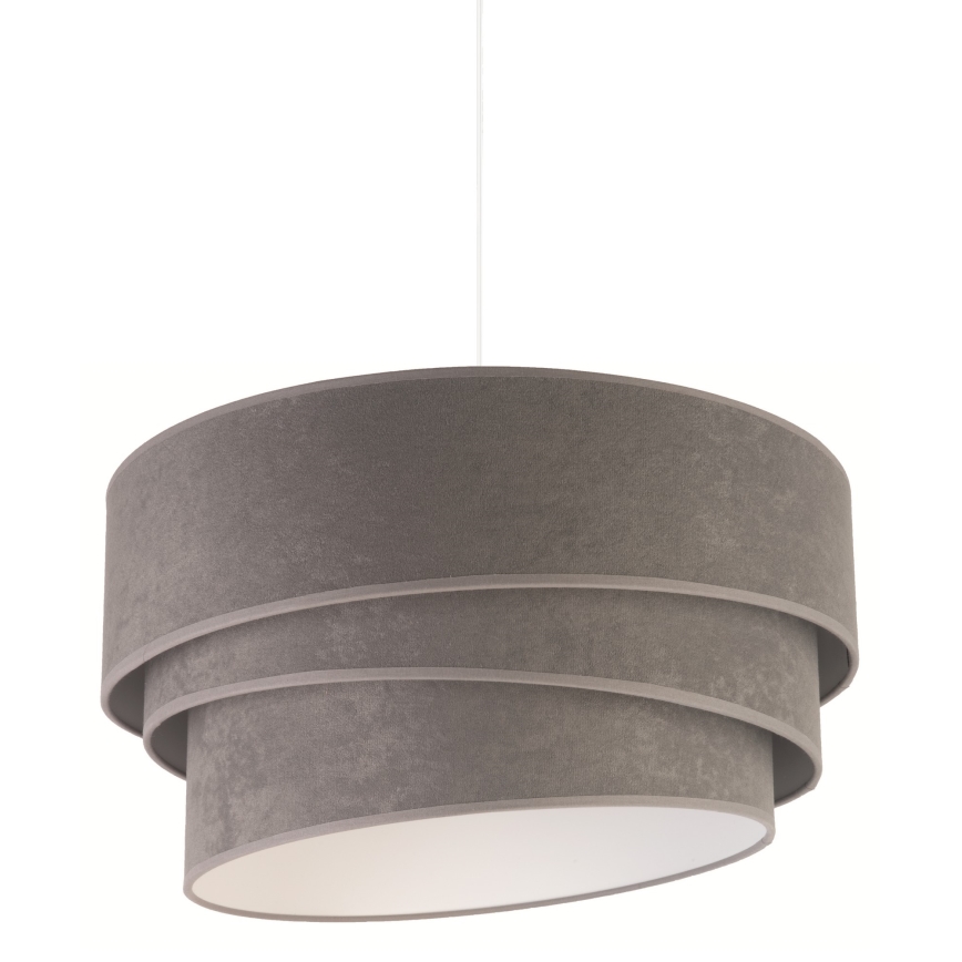 Duolla - Luster na sajli DEVON 1xE27/40W/230V pr. 45 cm siva
