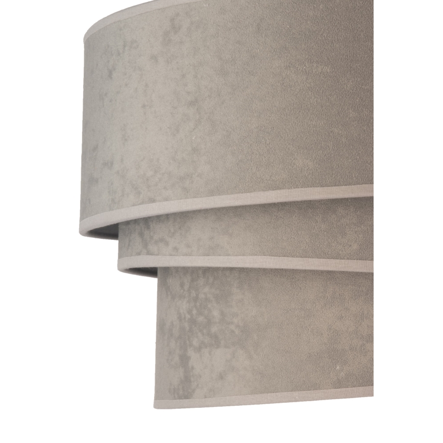 Duolla - Luster na sajli DEVON 1xE27/40W/230V pr. 45 cm siva