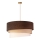 Duolla - Luster na sajli DEVON 1xE27/40W/230V pr. 45 cm smeđa/bež