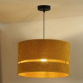 Duolla - Luster na sajli DOUBLE 1xE27/15W/230V pr. 40 cm narančasta