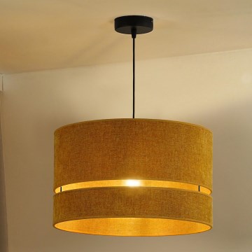 Duolla - Luster na sajli DOUBLE 1xE27/15W/230V pr. 40 cm narančasta