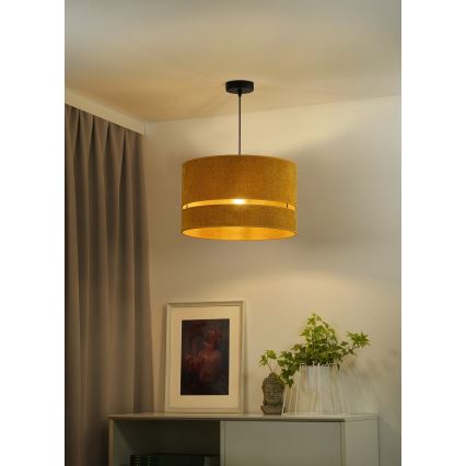 Duolla - Luster na sajli DOUBLE 1xE27/15W/230V pr. 40 cm narančasta