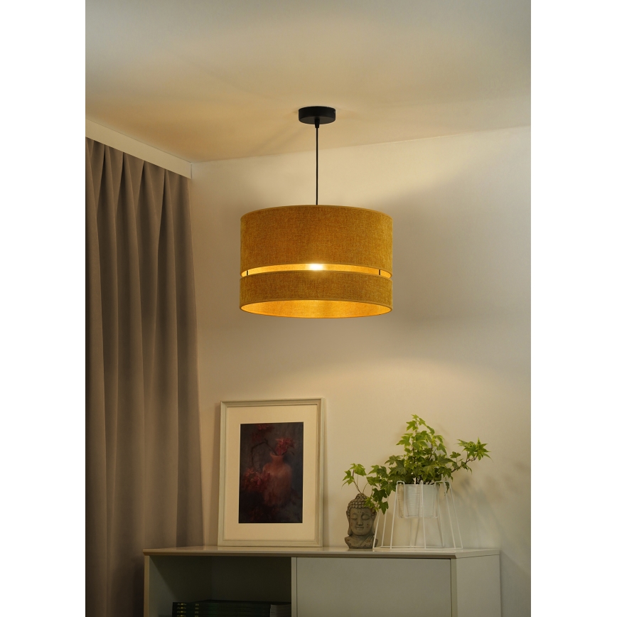 Duolla - Luster na sajli DOUBLE 1xE27/15W/230V pr. 40 cm narančasta