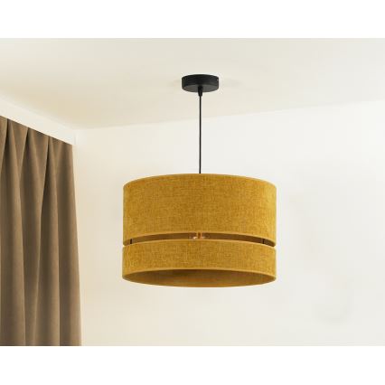 Duolla - Luster na sajli DOUBLE 1xE27/15W/230V pr. 40 cm narančasta
