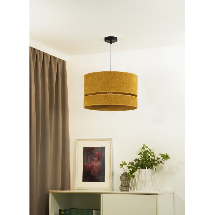 Duolla - Luster na sajli DOUBLE 1xE27/15W/230V pr. 40 cm narančasta