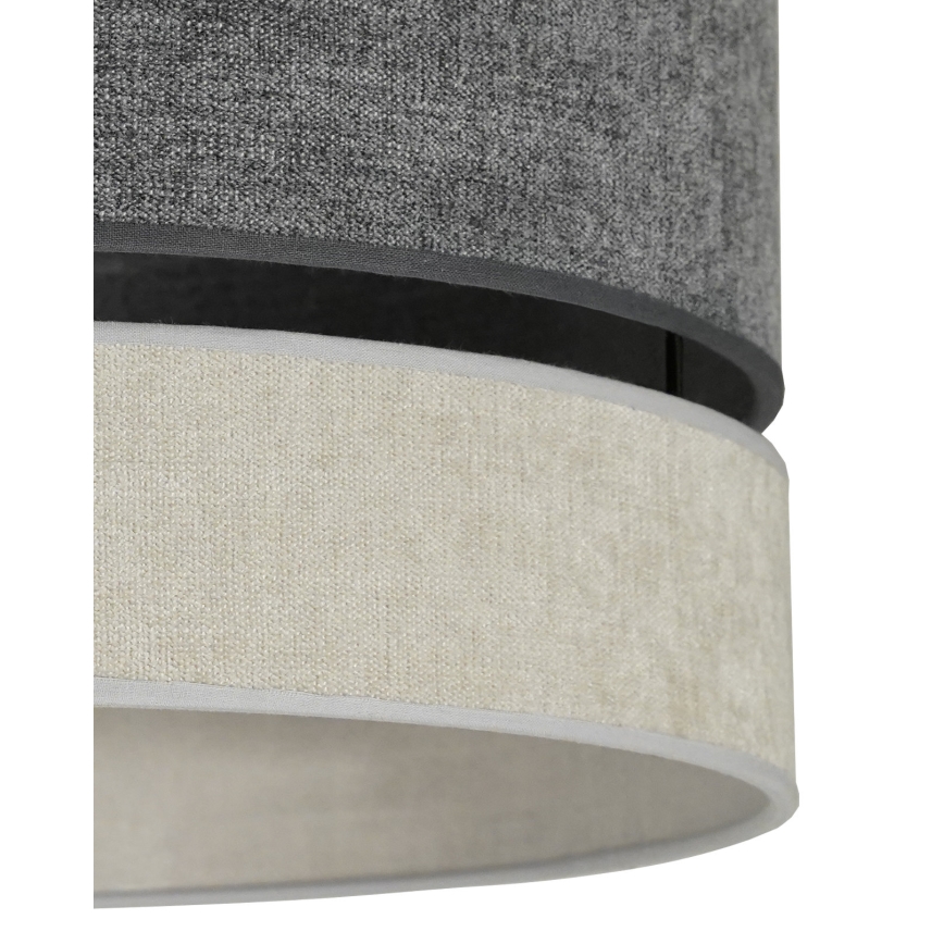 Duolla - Luster na sajli DOUBLE 1xE27/15W/230V pr. 40 cm siva