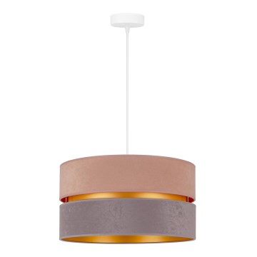 Duolla - Luster na sajli DUO 1xE27/15W/230V pr. 40 cm bež-siva