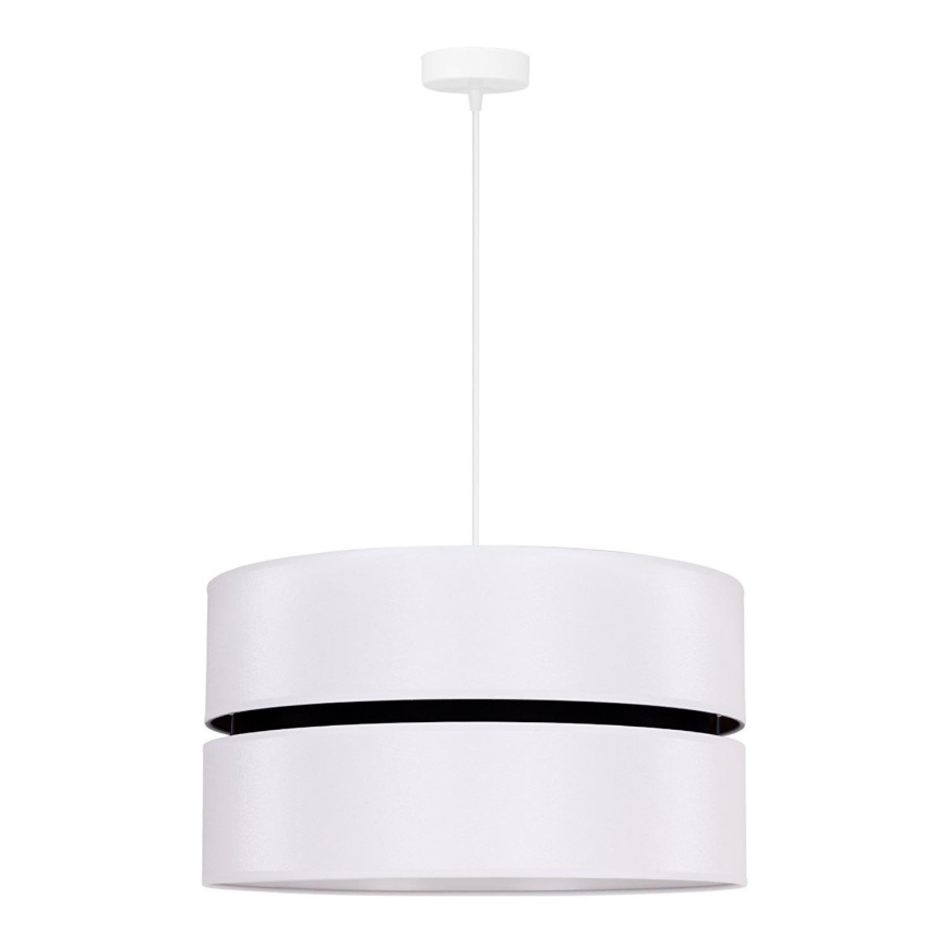 Duolla - Luster na sajli DUO 1xE27/15W/230V pr. 40 cm bijela/crna