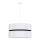 Duolla - Luster na sajli DUO 1xE27/15W/230V pr. 40 cm bijela/crna