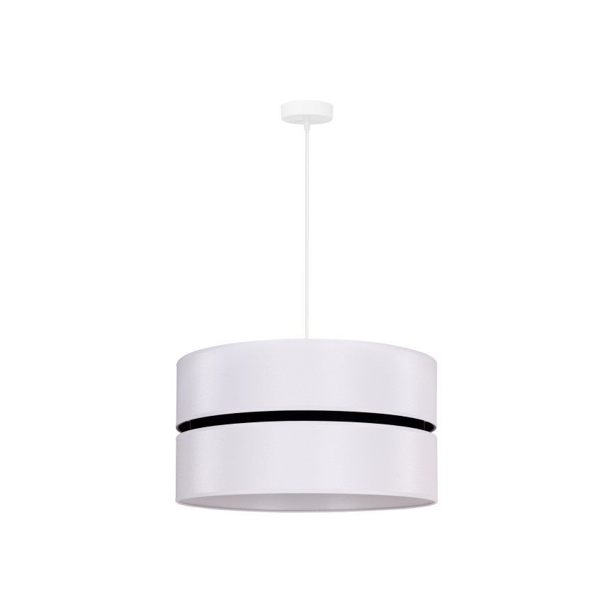 Duolla - Luster na sajli DUO 1xE27/15W/230V pr. 40 cm bijela/crna