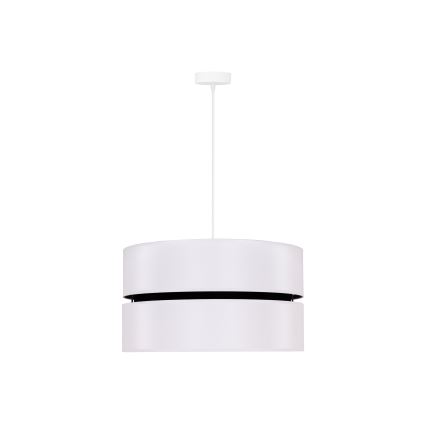Duolla - Luster na sajli DUO 1xE27/15W/230V pr. 40 cm bijela/crna