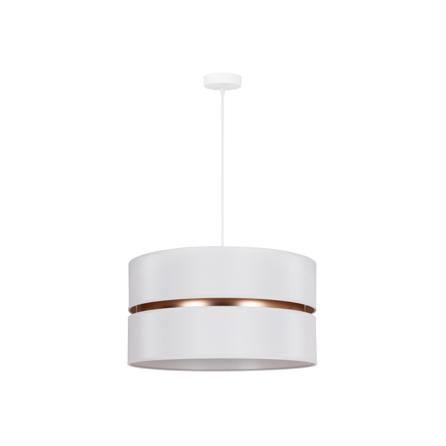 Duolla - Luster na sajli DUO 1xE27/15W/230V pr. 40 cm bijela/zlatna