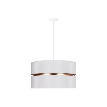 Duolla - Luster na sajli DUO 1xE27/15W/230V pr. 40 cm bijela/zlatna
