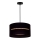 Duolla - Luster na sajli DUO 1xE27/15W/230V pr. 40 cm crna/ratan
