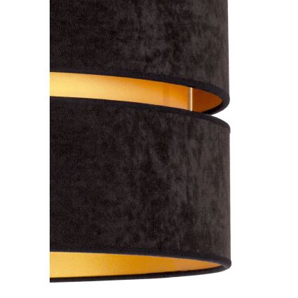 Duolla - Luster na sajli DUO 1xE27/15W/230V pr. 40 cm crna/zlatna