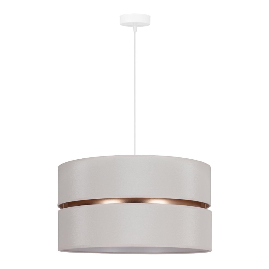 Duolla - Luster na sajli DUO 1xE27/15W/230V pr. 40 cm krem/zlatna
