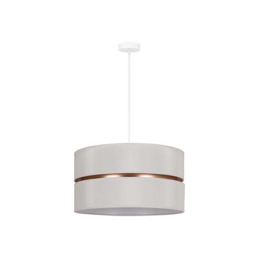 Duolla - Luster na sajli DUO 1xE27/15W/230V pr. 40 cm krem/zlatna