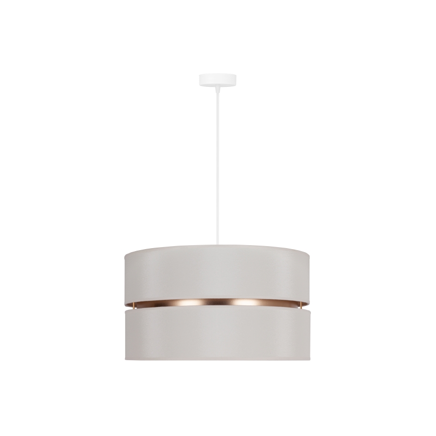 Duolla - Luster na sajli DUO 1xE27/15W/230V pr. 40 cm krem/zlatna