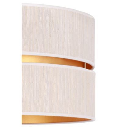 Duolla - Luster na sajli DUO 1xE27/15W/230V pr. 40 cm krem/zlatna