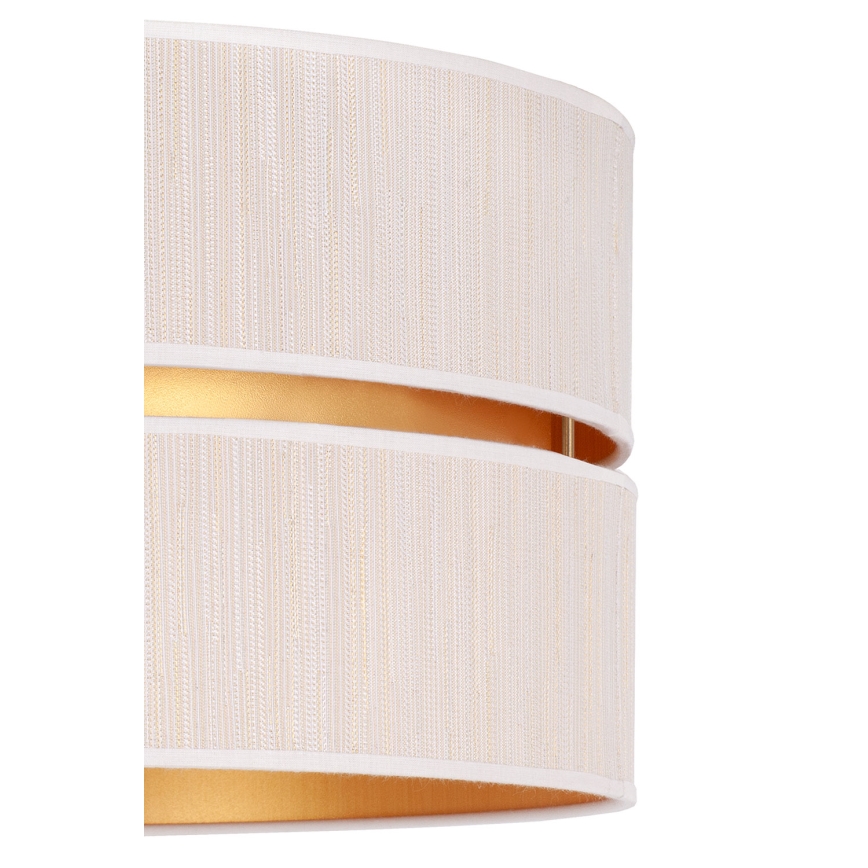 Duolla - Luster na sajli DUO 1xE27/15W/230V pr. 40 cm krem/zlatna