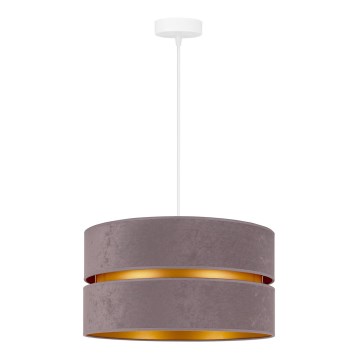 Duolla - Luster na sajli DUO 1xE27/15W/230V pr. 40 cm siva