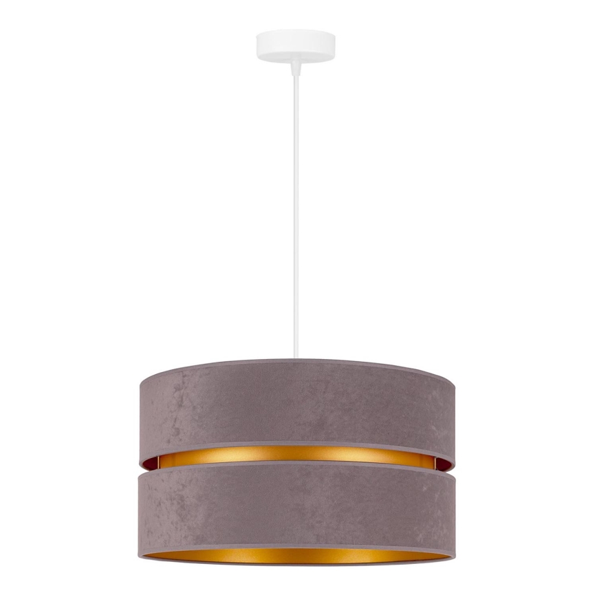 Duolla - Luster na sajli DUO 1xE27/15W/230V pr. 40 cm siva