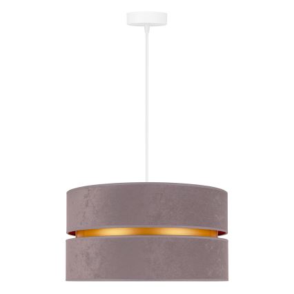 Duolla - Luster na sajli DUO 1xE27/15W/230V pr. 40 cm siva