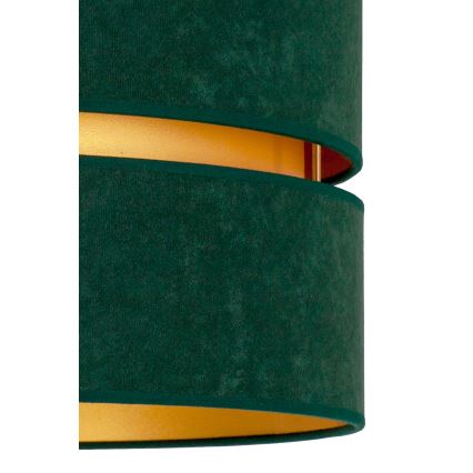 Duolla - Luster na sajli DUO 1xE27/15W/230V pr. 40 cm zelena/zlatna