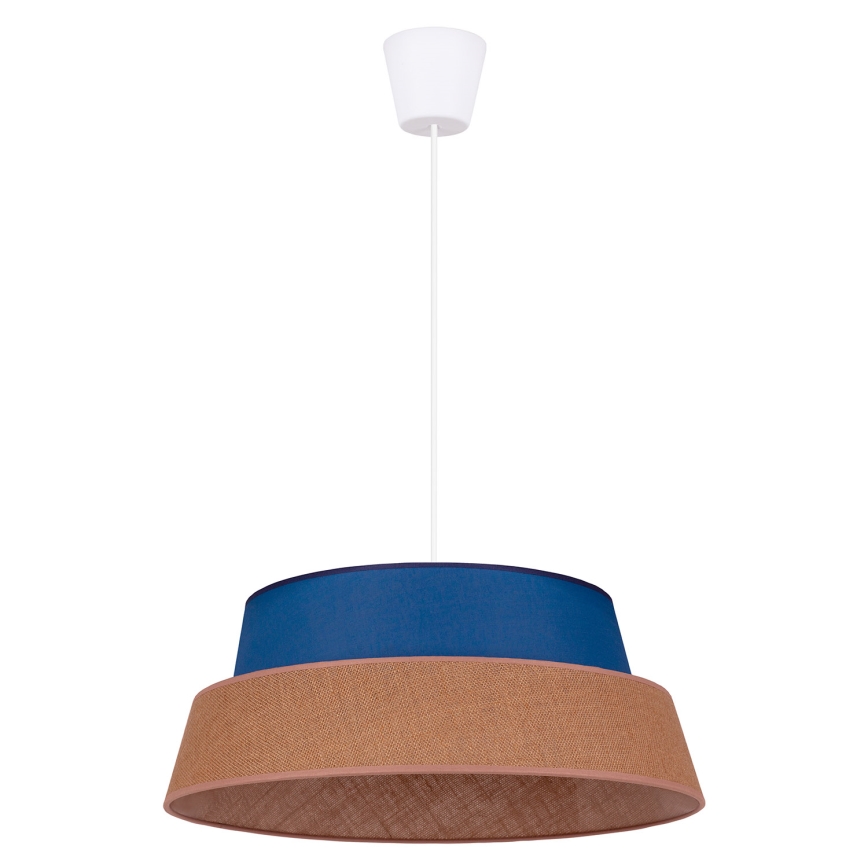 Duolla - Luster na sajli GALAXY 1xE27/40W/230V pr. 50 cm plava