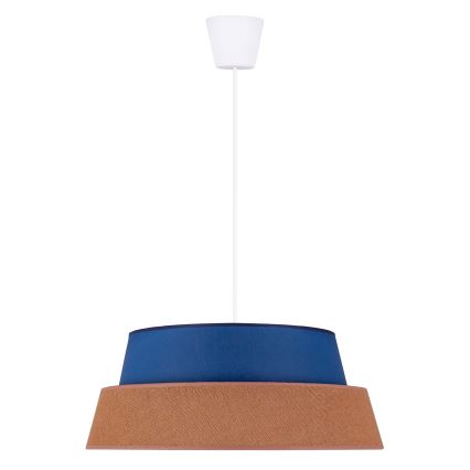 Duolla - Luster na sajli GALAXY 1xE27/40W/230V pr. 50 cm plava