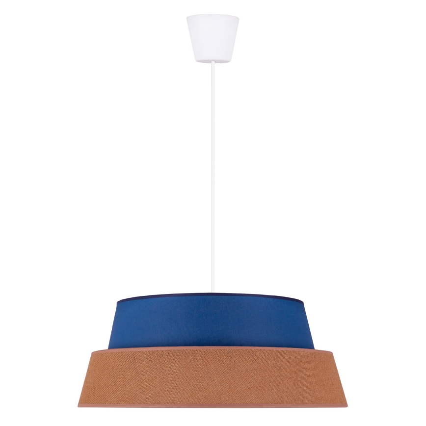 Duolla - Luster na sajli GALAXY 1xE27/40W/230V pr. 50 cm plava