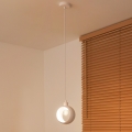 Duolla - Luster na sajli IRONLINE 1xE27/15W/230V bijela