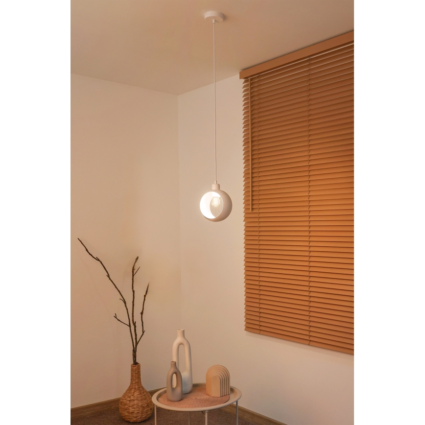 Duolla - Luster na sajli IRONLINE 1xE27/15W/230V bijela